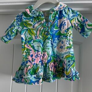 Lilly Pulitzer Blue and Green Kids Matching Set